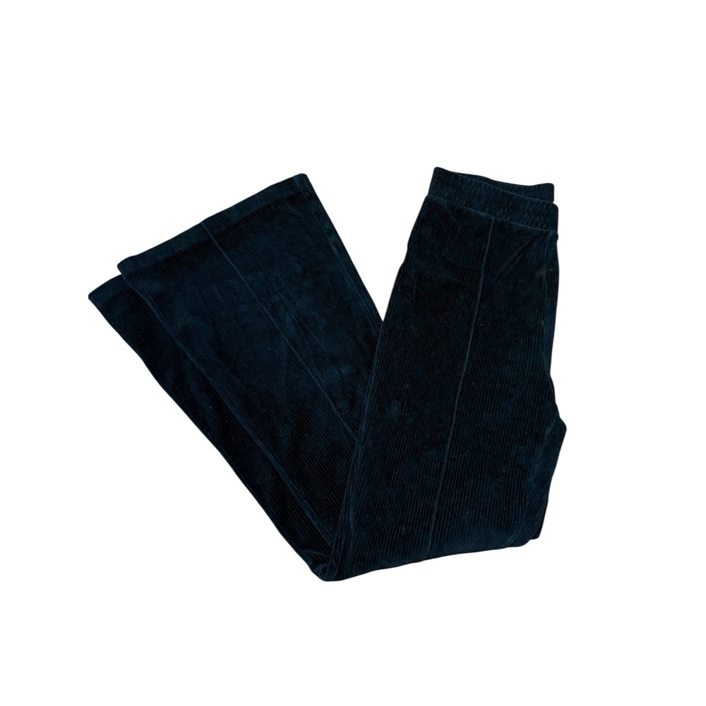 Aerie Black Corduroy‎ Flare Pants High Waisted Bell Bottoms Sz S